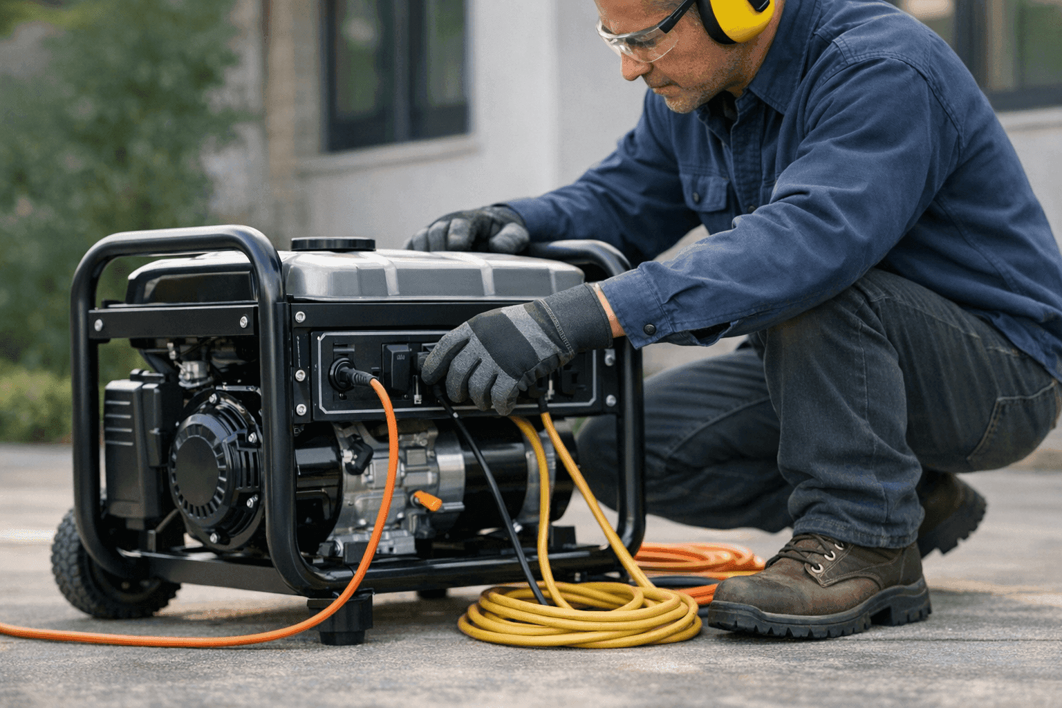 How to Safely Use Portable Generators During Power Outages