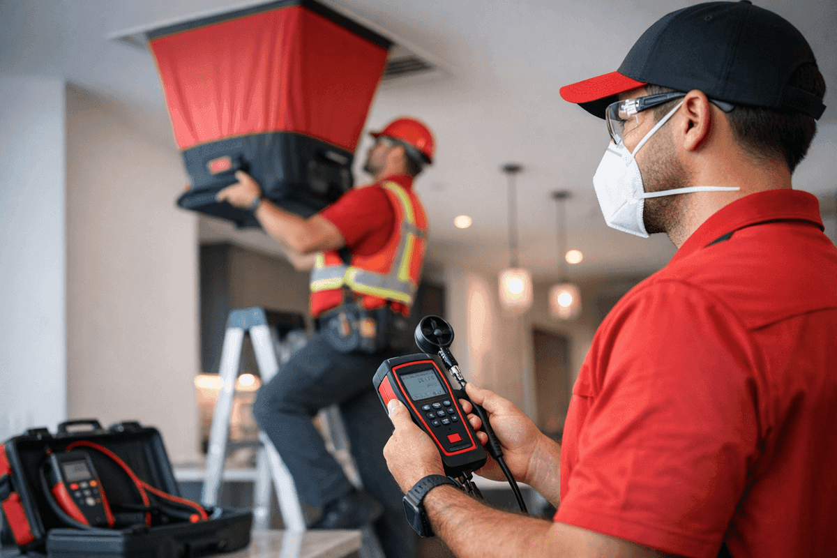 Air Balancing service by Matlock HVAC