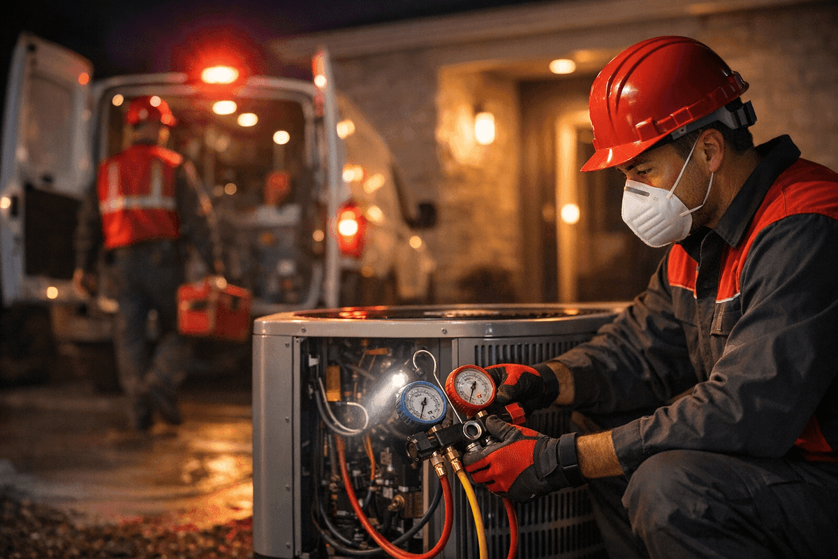 24 Hour Emergency Service service by Matlock HVAC