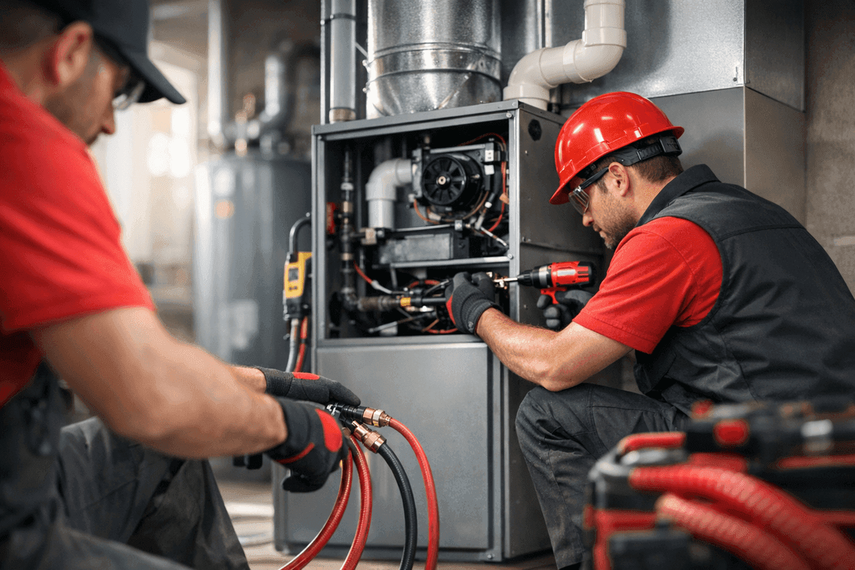 Heating Installation service by Matlock HVAC