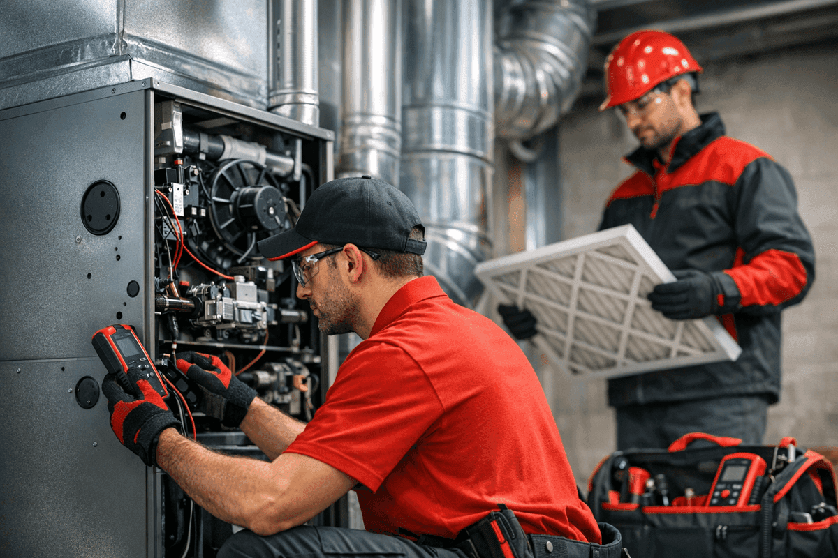 Heating Maintenance service by Matlock HVAC