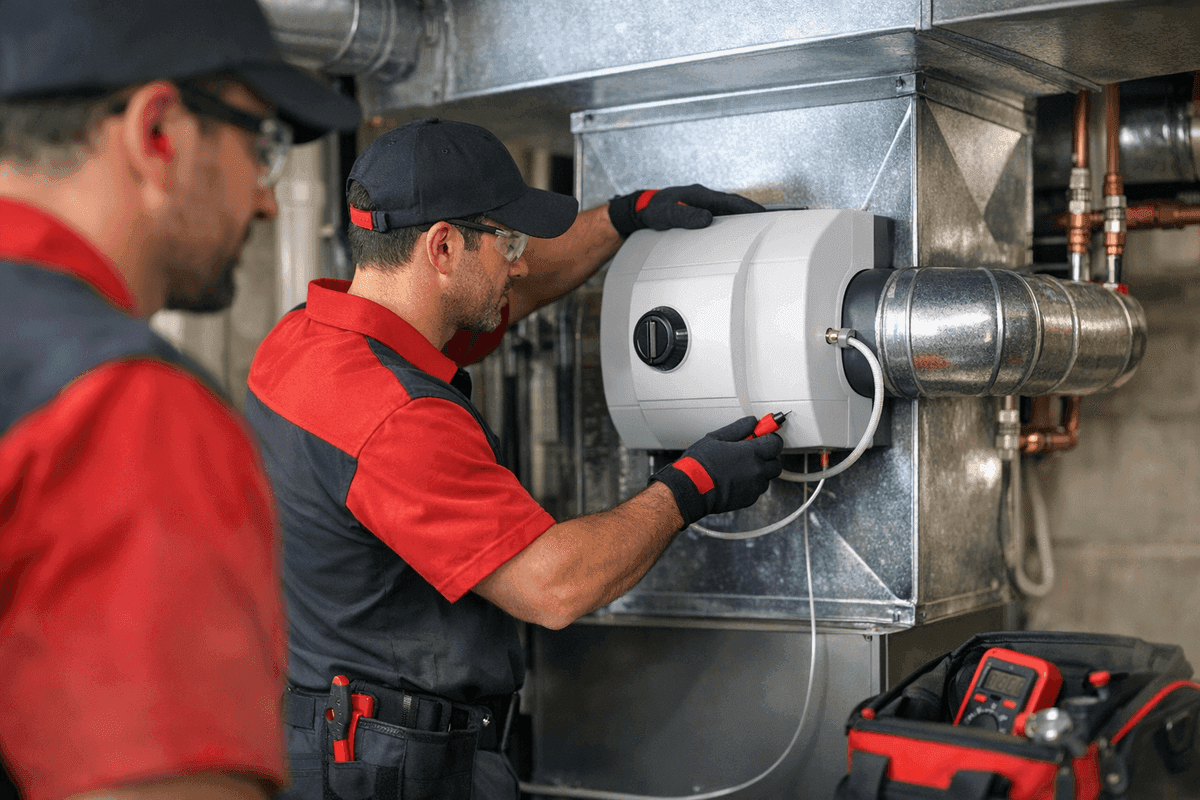 Humidifiers service by Matlock HVAC