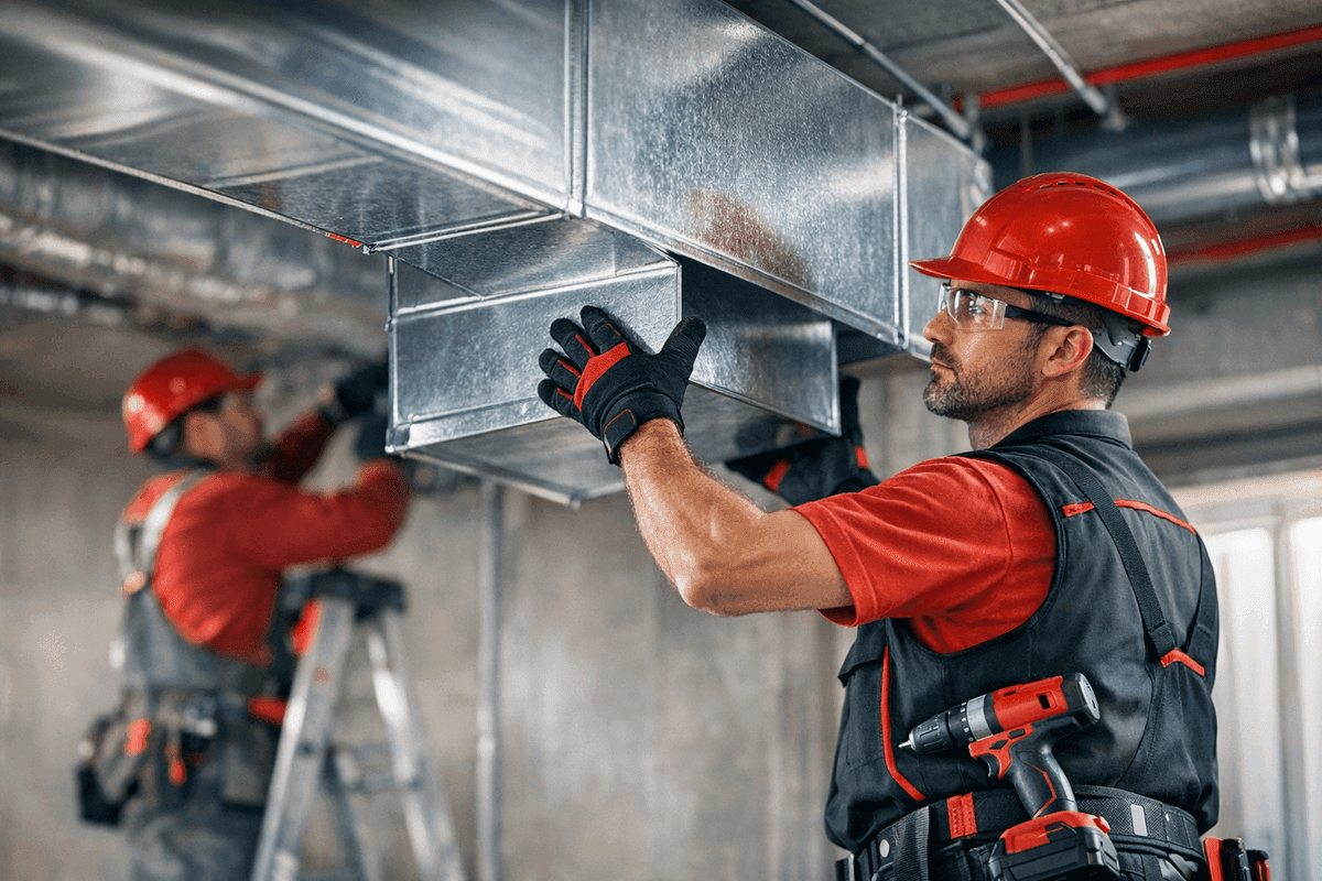 Sheet Metal service by Matlock HVAC