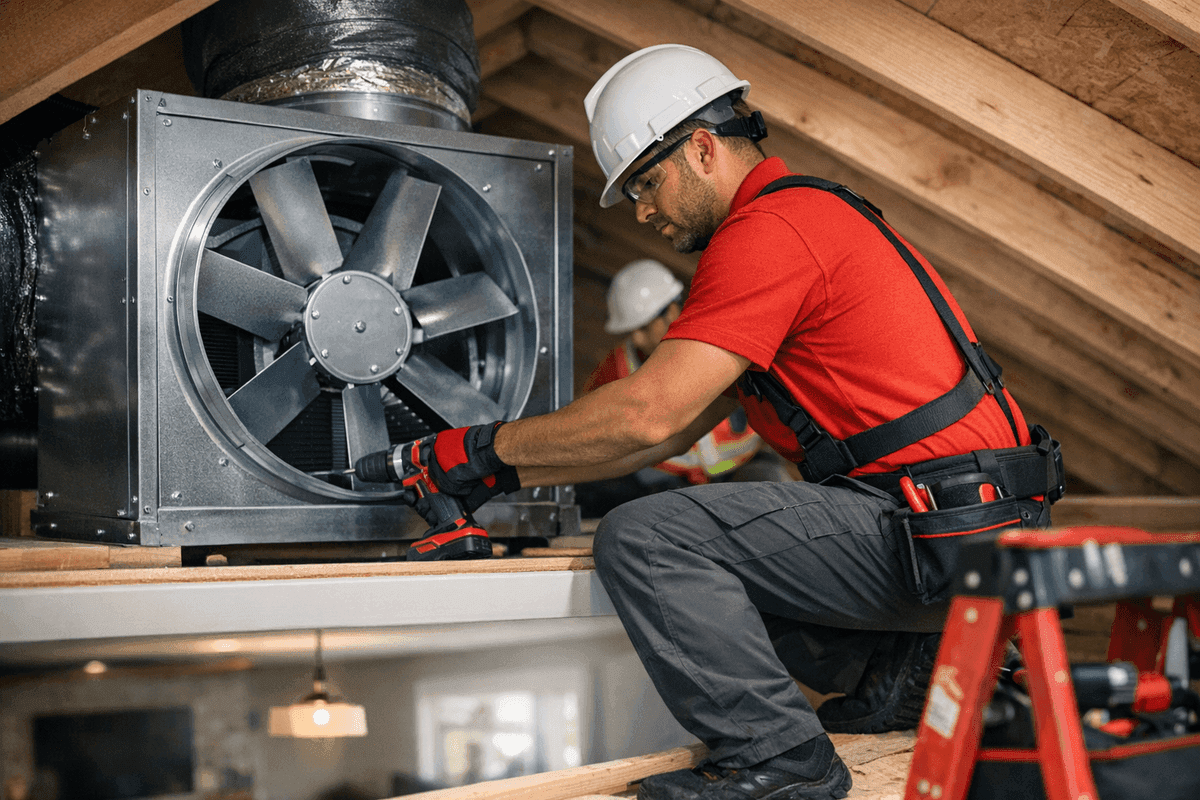 Whole-House Fans service by Matlock HVAC